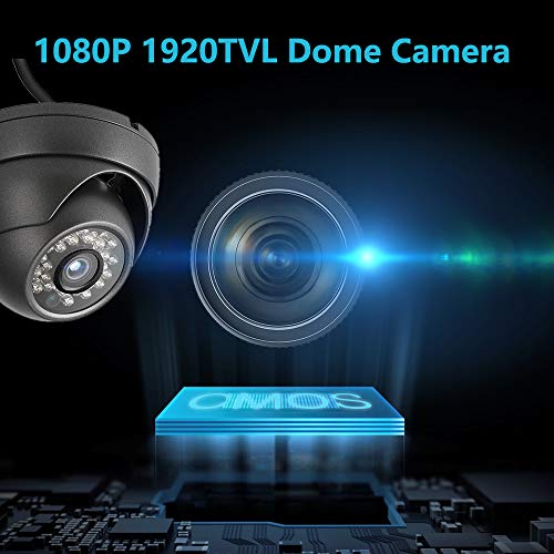 Dericam-1080P-1920TVL-Dome-Security-Camera-HDCVIHDTVIAHD960H-4-in-1-CCTV-Camera-IP66-Metal-Housing-24-LEDs82fts-Night-Vision-85Viewing-Angle-PAL-Video-Format-D2B-Black