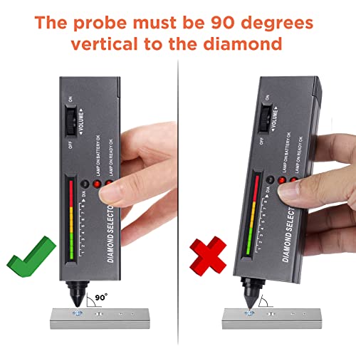 Dupeakya Professional Diamond Tester, Gem Tester Pen Portable