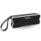 Bluetooth Speaker, IPX7 Water Resistant Myvision Outdoor Portable Stereo Speaker with HD Sound and Bass,Built-in Mic,Wireless Bluetooth 4.2/ Hands Free Calling/TF Card Slot(Black)