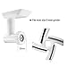 iVict 2 Pack Stainless Steel Knife Cutter Meat Grinder Blade Cutter Replacement for Size 5 Electric Meat Grinder/Stand Mixer Machinery Parts