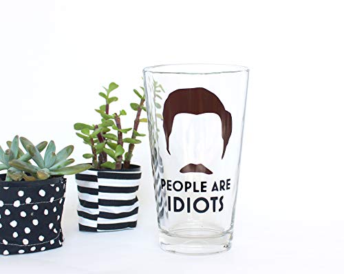 Ron Swanson Beer Glass