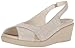 Crocs Women's Leigh Ann Shimer Slngbck WDG W Wedge Sandal, oyster/cobblestone, 8 M US