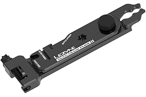 LEZYNE Multi-Chain Bicycle Pliers, Chain Link Removal Integrated with Chain Breaker Tool, Valve Core Wrench, Link Storage, All-in-One Bike Chain Tool