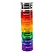 GMS Group Medical Supply, LLC 7 Day Medicine Pill Organizer - Stackable Pill Box - Fits Small Tablets & Vitamin Supplements, Keep Your Daily Medicine Organized in One Place - Medium - Rainbow