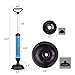 Samshow Toilet Plunger, Powerful Manual Multi Drain Plunger Suitable for Toilets, Bathtubs, Showers(Blue)