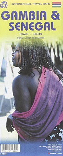 Senegal 1:740,000 & Gambia 1:340,000 Travel Map (International Travel Maps) by ITM Canada (2012-02-24) by ITM Canada (Map)