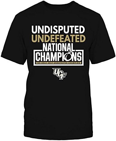 UCF National Champions Shirt - Undisputed Undefeated Knights - District Men's Premium T-Shirt - Officially Licensed Fashion Sports Apparel