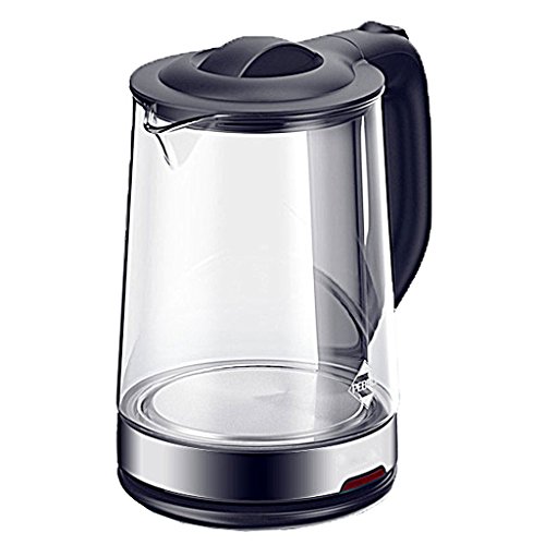 GUO XINFEN Glass Electric Kettle 1800W Fast Heating Kettles Electric, 1.7L Illuminating LED Cordless Glass Jug Kettle