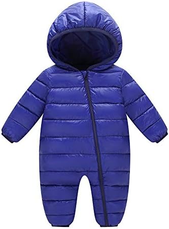 Toddler Cotton Romper Baby Winter Coat Zipper Long Sleeve Cute Baby Snowsuit