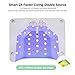 Bonfille 48W LED UV Nail Lamp for Gels Nail Polishes, Quick Drying Fingernails Toenails Curing Lamp with Auto Sensor and 4 Timer Setting (Green)
