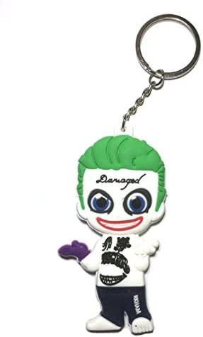 DC Villains Harley Quinn and Joker Unisex key chains (Joker)
