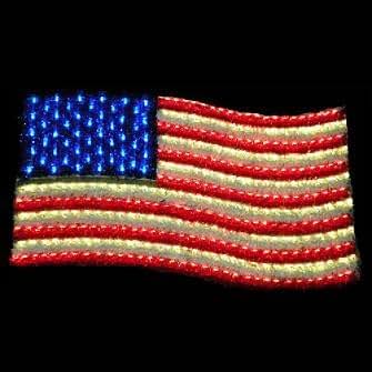 Amazon.com: Lighted LED USA Flag - Frontgate: Home Improvement