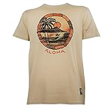 Sailor Jerry Tattoo Mens Aloha Beach Slim Fit T-Shirt