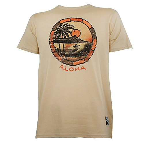 Sailor Jerry Tattoo Mens Aloha Beach Slim Fit T-Shirt