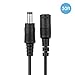 Amcrest Universal 12V DC Power Extension Cable (30ft) for Power Supply/Adapter/Outdoor Security Cameras, Compatible with All CCTV/IP Camera Brands, 5.5mm DC Plug, 30 Feet, Black (30FTEXTB-12V)
