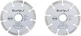 Blue Spot Tools 19547 Segmented Diamond Dry Cutting Disc 115 mm 2 Piece view 2