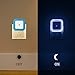 [Pack of 2]LED Night Light Veatool 0.5W Plug-in Wall Lamp with Smart Sensor for Kids Babies Bedroom Nursery
