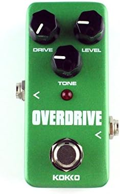 Overdrive Guitar Pedal, Mini Effect Processor Fully Analog Circuit Universal for Guitar and Bass, Exclude Power Adapter