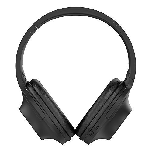 Bluetooth Headphones Over Ear, dodocool Hi-Fi Stereo Wireless Headset, Comfortable Memory-Protein Earpads, Foldable Headset w/Built-in Mic Wired Mode PC/Cell Phones, Black