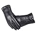 Lowpricenice (TM) Women Luxury Bowknot Winter leather Cashmere gloves Mitten (G)