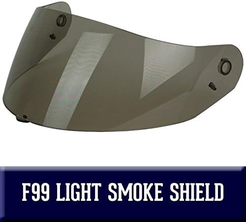 LIGHT SMOKE ~ PGR F99 Helmet Replacement Color Visor Shield DOT ECE APPROVED THOR Golden Line Champion