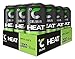 CELSIUS HEAT Apple Jack'd Performance Energy Drink, ZERO Sugar, 16oz. Can, 12 Pack