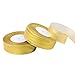 Feyarl 1-inch Wide Premium Glitter Ribbon Metallic Sparkle Ribbons Christmas Crafts Wrap Card Making Floral Projects (Gold&Silver)