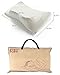 IKSTAR Therapeutic Design Contour Memory Foam Bed Pillow for Side Sleepers and Neck Pain,Orthopedic Hypoallergenic Sleep Pillow White King Size 25x14.5x4.3(Lower) x4.7(Higher) inches