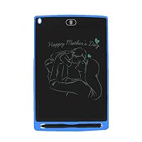 LCD Writing Tablet Pad: 8.5 Inch Electronic Drawing Writing Board for Kids Adults, Portable Magnetic eWriter, Digital, Handwriting Paper Doodle Board for School, Fridge or Office (Blue)