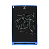 LCD Writing Tablet Pad: 8.5 Inch Electronic Drawing Writing Board for Kids Adults, Portable Magnetic eWriter, Digital, Handwriting Paper Doodle Board for School, Fridge or Office (Blue)