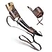 Nordic Drinkware Viking Drinking Horn Set with Leather Belt & Shoulder Strap + Iron Stand, 18oz, Varied Colors