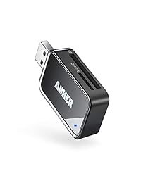 Anker USB 3.0 8 en 1 lector de tarjeta portátil para SDXC, SDHC, SD, MMC, RS-MMC, Micro SDXC, Micro SD, Micro tarjeta SDHC y tarjetas UHS-I