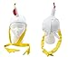 Fun Express - Felt Chicken Hat - Apparel Accessories - Hats - Novelty Piece Hats - 1 Piece
