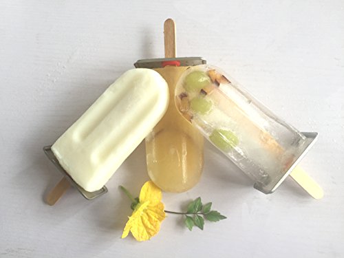28pcs Stainless Steel Molds for Popsicles Maker Ice Lolly Ice Cream Pops Bars Stick Holder Stainless Steel Ice Cream Mold Popsicle Mold Ice Pop Mould COMMERCIAL Popsicle mold (28 popsicle mold basket)