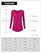 Women's Long Sleeve Flow Blouse Top, Round Neck Pleated Front, XXL Black