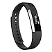 moreFit Fitness Tracker, Slim Touch Screen Activity Health Tracker Wearable Pedometer Smart Wristband, Silver/Black
