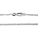 DSS 925 Sterling Silver Necklace for Women, Figaro Chain 1.8mm, Lobster Claw Clasps, Sterling Silver Chain, Italian Jewelry for Women, 22in