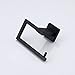 KES Matte Black Toilet Paper Roll Holder Toilet Tissue Holder Dispenser Rustproof SUS304 Stainless Steel Modern Square Style Wall Mount, A2470-BK