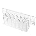 Wall Mounted Clear Acrylic 12 Slot Cylindrical Makeup Storage / Brow Pencil Mascara Organizer Rack