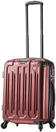 Mia Toro Italy Lustro Hardside Spinner Carry, Burgundy