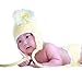 UOMNY Baby Newborn Photography Props Sunny Flower Handmade Crochet Knitted Unisex Baby Cap Outfit Photo Props