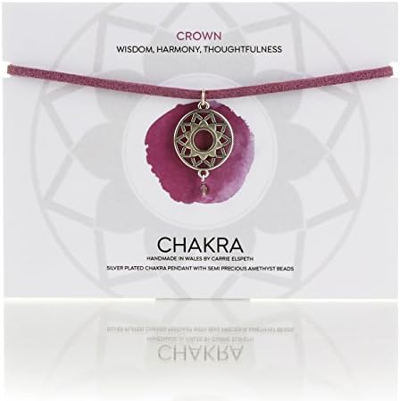 Carrie Elspeth Crown Chakra Choker Necklace