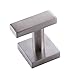 Angle Simple Bathroom Towel Hook, SUS304 Stainless Steel Single Shower Towel Hanger for Wall, Kitchen Cabinet Closet Coat Robe Holder Wall Mounted, Brushed Nickel