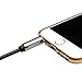 Supertech 3.5mm Audio Cable Male to Female Extension Stereo Auxiliary Cable 24K Gold Plated 4 poles Compatible for iPhone, iPad ,or Smartphones, Tablets, Car Radios, Media Players ,6ft/2m Black