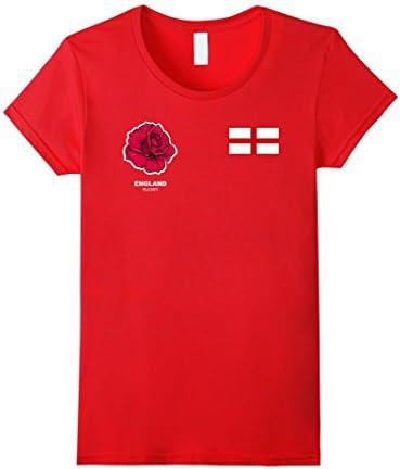 Womens England Rugby Tshirt Tees Small Red