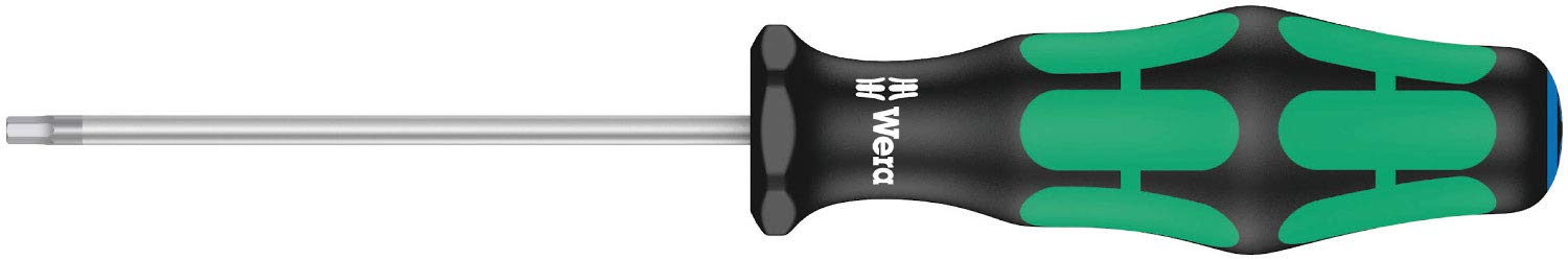 Wera 05023107001 354-2.5 x 75 mm Screwdriver for Hexagon Socket Screws - Silver
