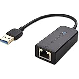 Cable Matters SuperSpeed USB 3.0 to RJ45 Gigabit Ethernet Network Adapter in Black