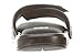 Nike Mens Comfort Slide 2 Sandal (10, Black/Metallic Silver/White)