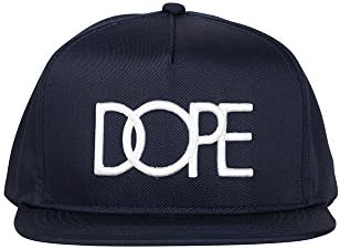 DOPE Men's Classic Logo Snapback, Navy, One Size