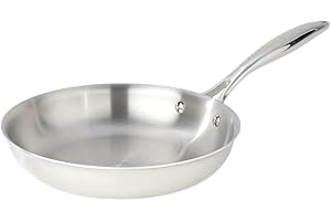 Meyer - SuperSteel Tri-Ply Clad Stainless Steel Frying Pan, Induction Cooktop Compatible (20cm/8in)